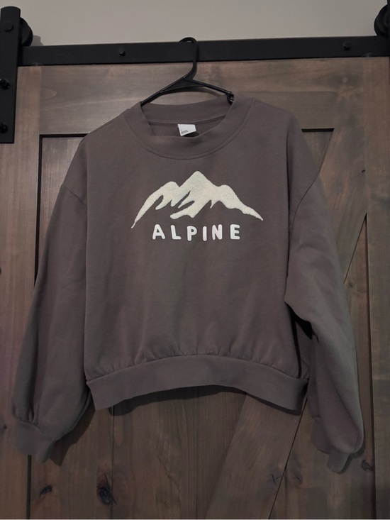 all in motion Sweaters - all in motion Brown Gray 'Alpine' Crewneck Sweatshirt